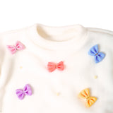 Babies of Wonder Colourful Bows White Sweatshirt