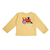 Polkas & Stripes Train Lemon Night Suit