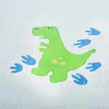 Polkas & Stripe Dinosaur Hand Towel