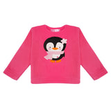 Polkas & Stripes Penguin Dark Pink Night Suit