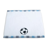 Polkas & Stripes Football Face Towel