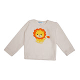 Polkas & Stripes Lion White Night Suit