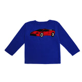 Polkas & Stripes Ferrari Dark Blue Night Suit