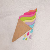 Polkas & Stripe Ice Cream White Bath Robes