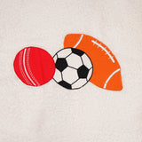 Polkas & Stripes Balls White Bath Robes