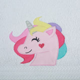 Polkas & Stripes Unicorn Hand Towel