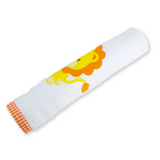 Polkas & Stripes Lion White Bath Towel