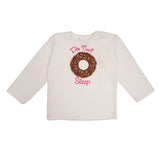Polkas & Stripe Donut White Night Suit