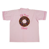 Polkas & Stripes Donut Pink Night Suit
