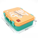 Little Surprise Box,Orange Travel theme Stainless Steel Tiffin/Lunch Box for Kids and Adults
