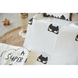 Masaya Cot Bedding Set - Superbaby flies over Town