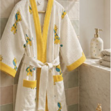 Little Pink Llama Giraffee Bathrobe