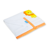 Polkas & Stripes Lion White Bath Towel