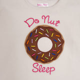 Polkas & Stripe Donut White Night Suit