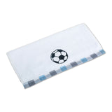 Polkas & Stripes Football Face Towel