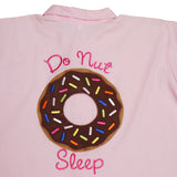 Polkas & Stripes Donut Pink Night Suit