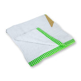 Polkas & Stripes Ice Cream White Bath Towel