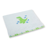 Polkas & Stripe Dinosaur Hand Towel
