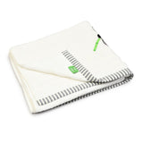 Polkas & Stripes Panda White Bath Towel