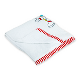 Polkas & Stripes Astronaut White Bath Towel