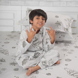 To The Moon Beyond Glow In The Dark Night Suit