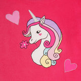 Polkas & Stripes Rainbow Unicorn Dark Pink Night Suit