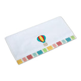 Polkas & Stripes Hot Air Balloon Face Towel