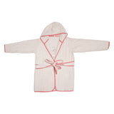 Polkas & Stripes Balls White Bath Robes