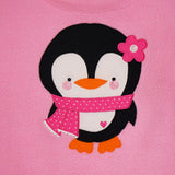 Polkas & Stripes Penguin Light Pink Night Suit