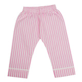 Polkas & Stripes Pink Elephant White Night Suit