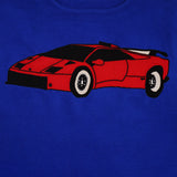 Polkas & Stripes Ferrari Dark Blue Night Suit