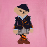 Polkas & Stripes Teddy Bear Light Pink Night Suit