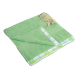 Polkas & Stripes Golden Retriever White Bath Towel