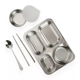 Little Surprise Box,Orange Travel theme Stainless Steel Tiffin/Lunch Box for Kids and Adults