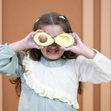 Mamarill Girls A Sweet And Stylish Mint Green Dress With Elegant Cream Detailing.