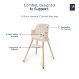 Growgether ORBIT 4-in-1 High Chair | 6-36 Months (Up to 15 kg) Beige