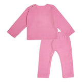 Polkas & Stripes Llama Light Pink Night Suit