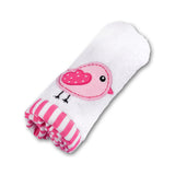Polkas & Stripes Bird Face Towel