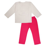 Polkas & Stripe Donut White Night Suit