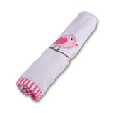 Polkas & Stripe Bird Hand Towel