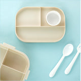 Little Surprise Box,Orange Big Eye Dino 2 decker Lunch Box for Kids