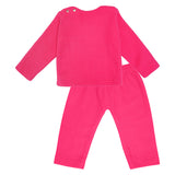 Polkas & Stripes Penguin Dark Pink Night Suit
