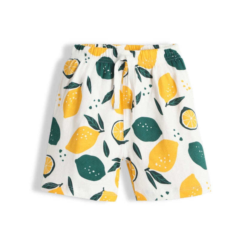 T-Shirt & Shorts Unisex Co-ord Set | Lemon Joy