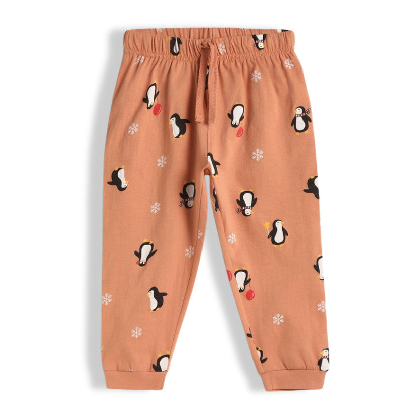 Half Sleeves Unisex Co-ord Set | Penguin Chill