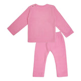 Polkas & Stripes Teddy Bear Light Pink Night Suit