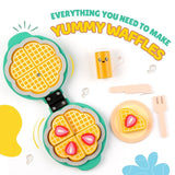 Cots and Cuddles Premium Quality Wooden Waffle Maker Toy for Kids