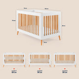 Growgether APEX 4-in-1 Convertible Crib for Baby