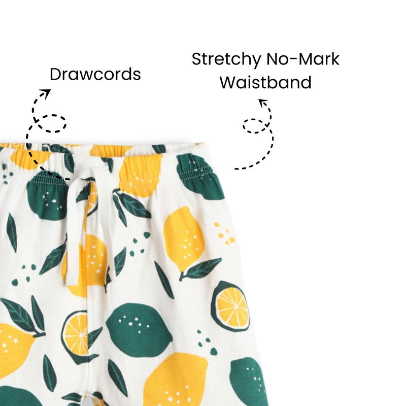 T-Shirt & Shorts Unisex Co-ord Set | Lemon Joy