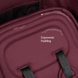 Loopie Hop Stroller Infant Seat Insert (Maroon Mulberry)