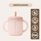 Dodo Baby Silicone Sippy Cup Pink